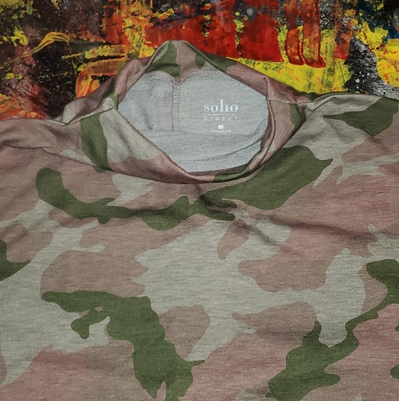 Soho camouflage womens dress - Picture 2 of 4